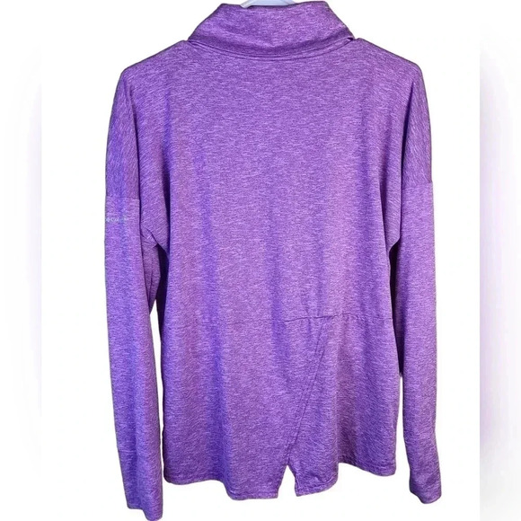 COLUMBIA split mock neck sweatshirt - Picture 2 of 11